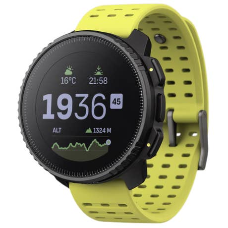 Suunto Vertical Stainless Steel - Front mit Band schräg - Lime Suunto Vertical Stainless Steel - Front mit Band schräg - Lime
