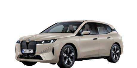BMW iX xDrive45 schräg von vorne