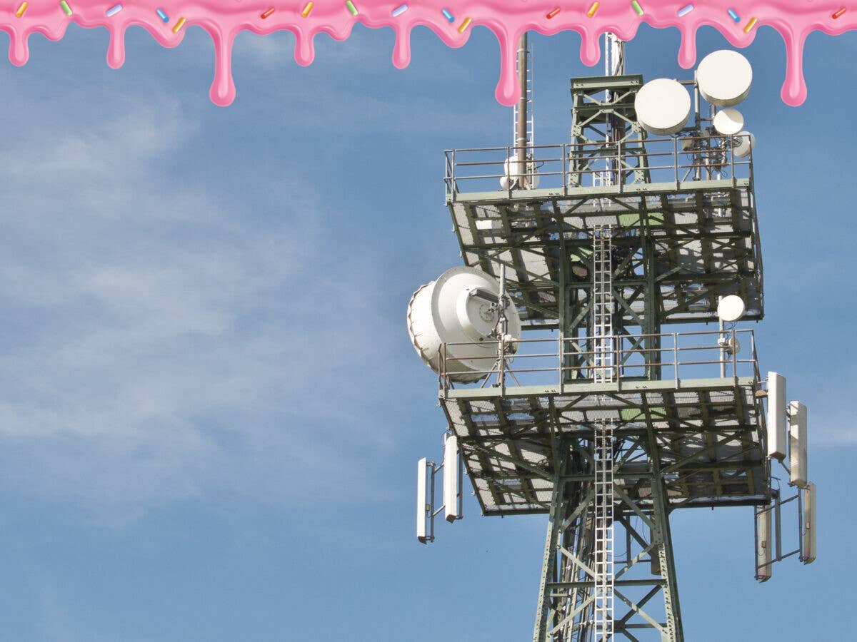 Ein Sendemast für mobiles Internet